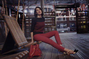 Sailor Style red trousers strip jumper