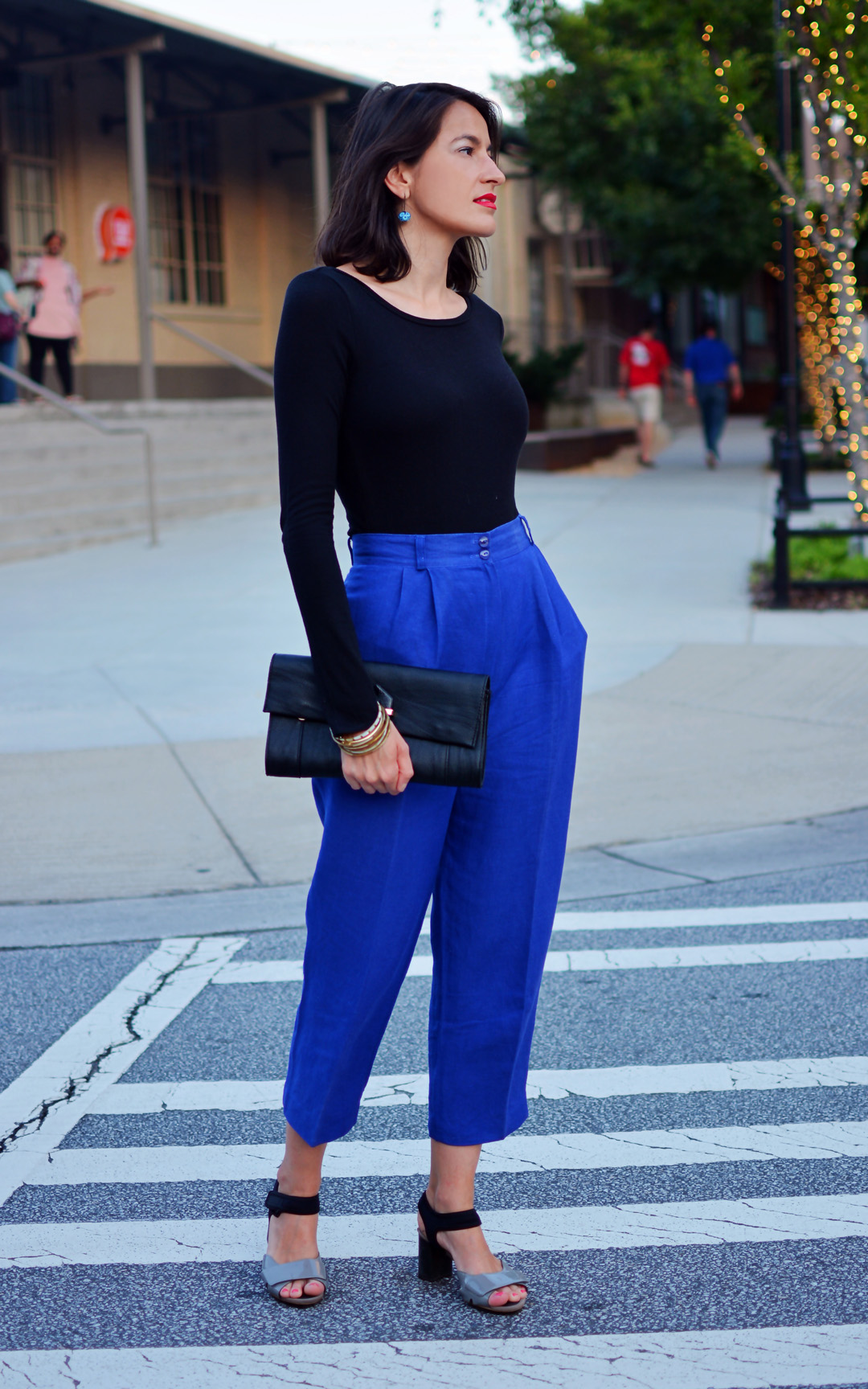 style indigo blue trousers Style Indigo