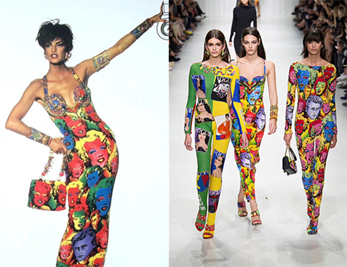 Warhol jumpsuit by Versace