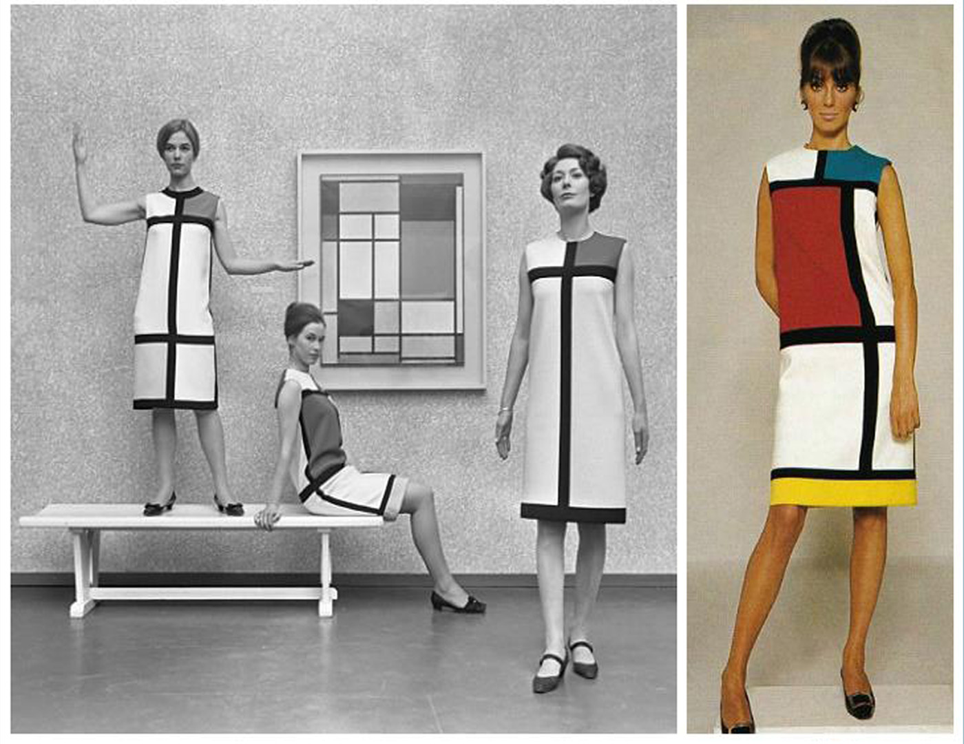 Mondrian dress by Yves Saint Laurent